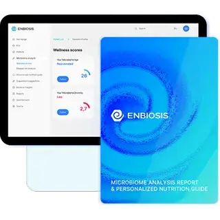 Enbiosis AI dashboard displaying personalized wellness score