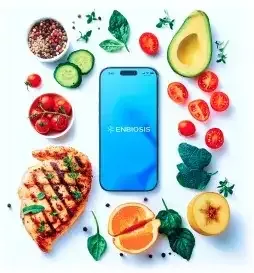 Enbiosis logo with produce