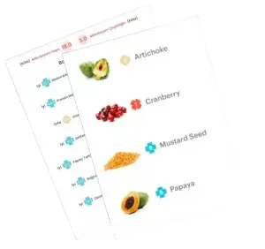 fruit with description